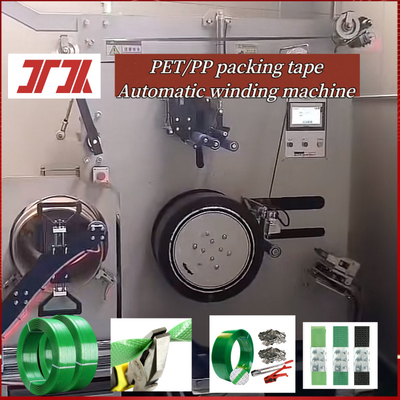 Fabricação de máquina de enrolar automática PP PET máquina de enrolar automática para sistema de comando de servo motor PLC