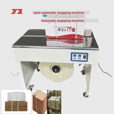 Máquina semiautomática de fixação de correias de PP/PET Ferramenta multifuncional de fixação de correias para escritório