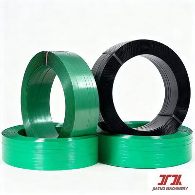 9-32 mm Cinturão de embalagem de PET verde preto Cinturão de embalagem de PET