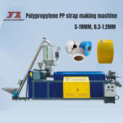 5-19mm Single Double Screw PP Packing Belt Making Line com alta resistência e comprimento