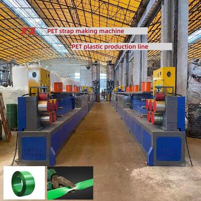 Máquina de Fabricação de Faixas de Embalagem de PET de 925 mm Máquina de Produção de Faixas de Embalagem de PET com Sistema de Controle PLC.