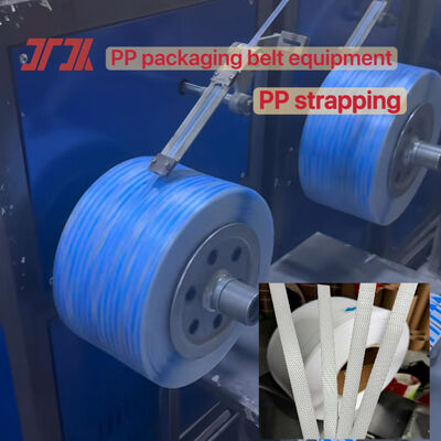 Máquina para fazer cintas PP totalmente automática Linha de produção de cintas PP para máquina de enrolamento automático