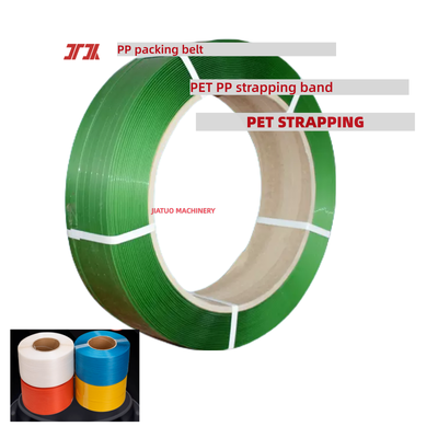 Cinturão de embalagem de PET de 12 mm para máquina de enrolamento pneumático