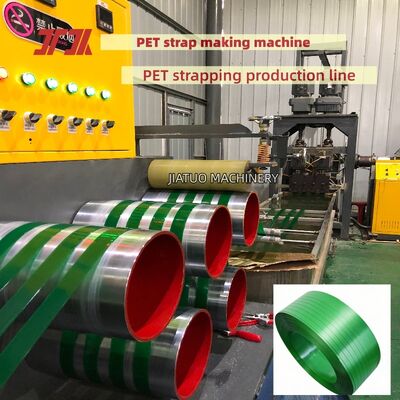 Máquina de cintar PET de alta velocidade, linha de produção automática de cintas PET com produção de material 100% em flocos de garrafa PET