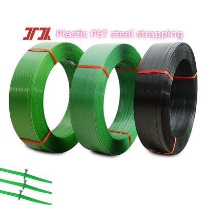 9-32mm Poliéster PET Faixa de Embalagem Substitua Faixa de Aço Com Alta Tensão 350-1100kgf
