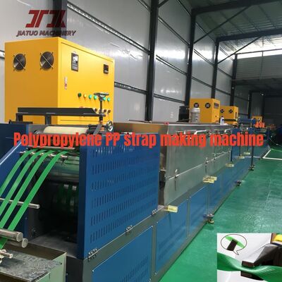 Máquina de Fabricação de Cinta PET de 9-32mm de Largura com Material Reciclado PET e Capacidade de 220-250kg/H