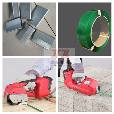 0.4-1.2mm PP unem máquina de colocação de correias Handheld para o aço de papel de matéria têxtil