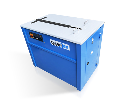 Máquina de cintas semiautomática CE de bom preço para caixas de cintas PP