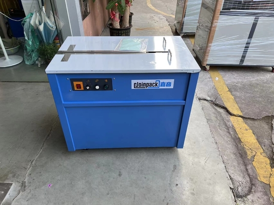 Máquina de cintar caixa de papelão semiautomática para cinto PP 15-45KGs