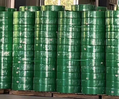 Linha fonte da extrusão da correia do ANIMAL DE ESTIMAÇÃO de alimentação da largura 380V/50Hz de 5-19mm