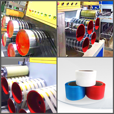 250kg/H Quatro Correias Cintas Extrusora Tipo Integral Máquina de Cintas PP