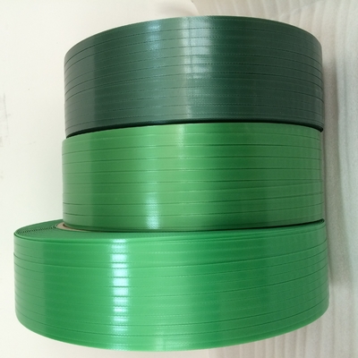 ANIMAL DE ESTIMAÇÃO verde de 16-25mm que prende com correias a correia de embalagem plástica para a embalagem pesada do motor da máquina da caixa grande