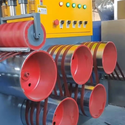 Máquinas de Plástico Linha de Produção de Fita de Arquear PP Sanduíche de Rosca Dupla Máquina de Fita de Arquear PP com Largura de 5-19mm