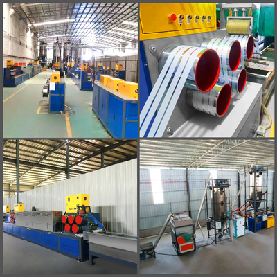 Linha de Produção de Cinturão de Plástico de Controle por PLC Linha de Extrusão de Cinturão de PET