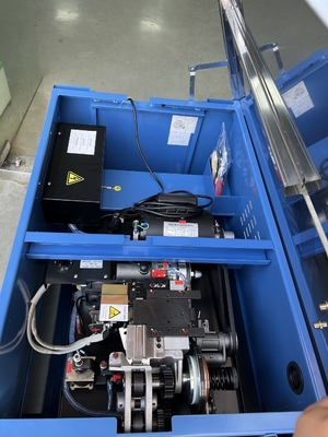 Máquina de envolvimento industrial de colocação de correias semiautomática da correia alta do ANIMAL DE ESTIMAÇÃO dos PP da tabela