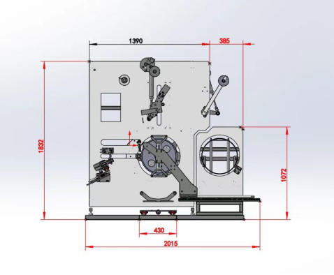 Linha de produção de tiras de plástico de polipropileno de largura de 220 mm