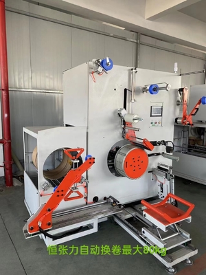 Máquina de enrolamento de correia automática de plástico PP PET Full Single Screw Full Automatic Strap Winder PET