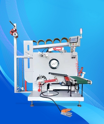 Transportador totalmente automático 0.4KW PET Strap Winder com sistema de controle PLC totalmente automático PET Strap Winder com controle PLC &amp; Cuttin