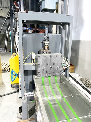 Linha de produção plástica totalmente automático correia da correia do ANIMAL DE ESTIMAÇÃO de 120KW que faz a máquina com tensão &gt;850kg para a fita e a correia