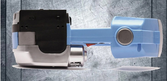 Máquina de fixação de cordas de plástico portátil semiautomática sem fio de 16 mm PE para faixa de PP / PET
