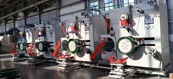 Transportador totalmente automático 0.4KW PET Strap Winder com sistema de controle PLC totalmente automático PET Strap Winder com controle PLC &amp; Cuttin
