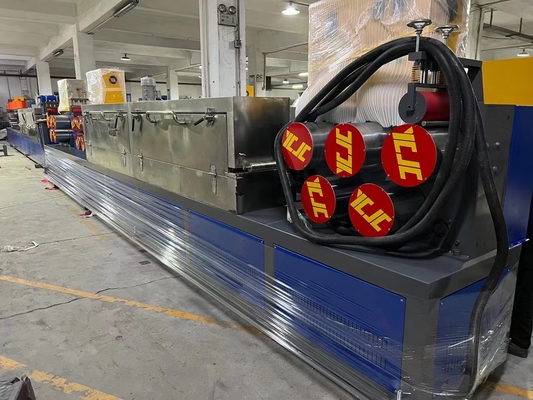 Máquina de fabricação de tiras de PET personalizável 250m/min Sistema de controlo PLC