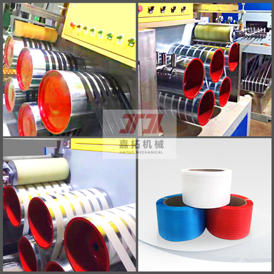 Do de alta capacidade fácil da operação do controle do PLC equipamento de colocação de correias flexível dos PP/linha de produção de colocação de correias flexível