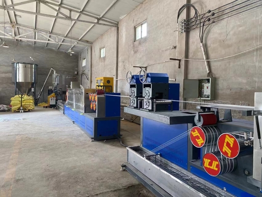 Máquina de Fabricação de Faixas de PP totalmente automática de 100KW Alta eficiência 120-150KG/H Máquina de Fabricação de Faixas de PP automática