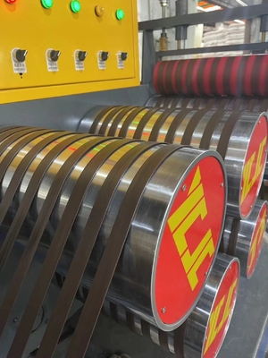 Máquina de extrusão de fita de PP de parafuso único Sistema de alimentação automática Linha de fabricação de fita de PP totalmente automática