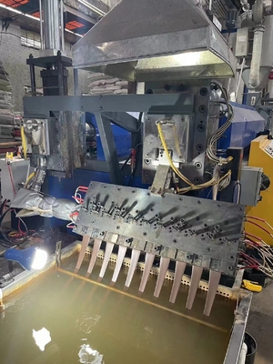 Máquina de fabricação de tiras de PP de parafuso único 1 a 4 Linha de extrusão de tiras de polipropileno Facil operação e manutenção Tiras de PP