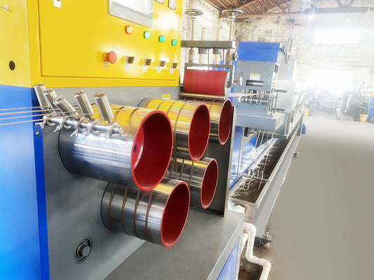 Máquina de Fabricação de Faixas de PP Robusta Tipo de parafuso duplo Para Fixação Durável em Múltiplos Campos
