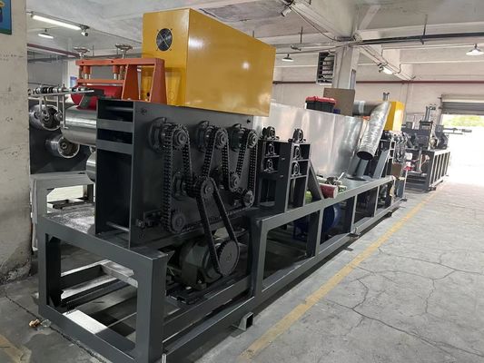 Máquina de Fabricação de Faixas de PET GUGAO Motor 0,4-1,2MM 100% Flakes de garrafas recicladas Matéria-prima