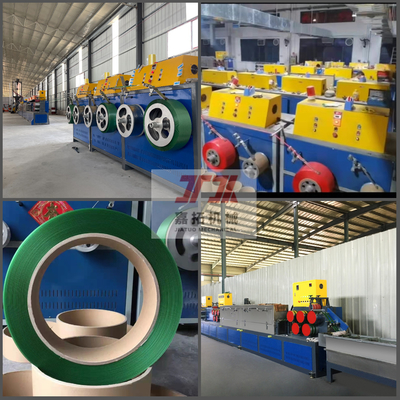 Linha de extrusão de tiras de PET com torre de pré-secagem de 5000L e secador rotativo de desumidificação de honeycomb 0ST-2000