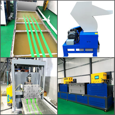 Máquina de Fabricação de Faixas de Embalagem de PET de 925 mm Máquina de Produção de Faixas de Embalagem de PET com Sistema de Controle PLC.