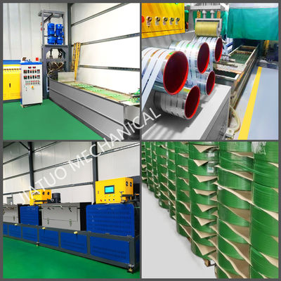 Máquina de fabricação de tiras de plástico PET de GUGAO Motor 9-32mm Linha de produção de extrusão de tiras de PET