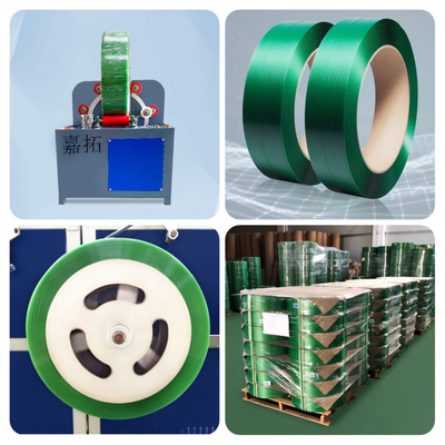 100% de material reciclado de frascos de garrafa a velocidade de 260m/min máquina de fabricação de correia de PET 250kg/H