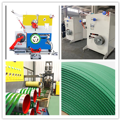 Banda de cinta de plástico de PP Máquina de enrolar automática Servo motor Máquina de enrolar automática