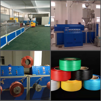Linha de produção de tiras de PP recicladas de alta eficiência 230 - 250 kg/h com motor GUGAO