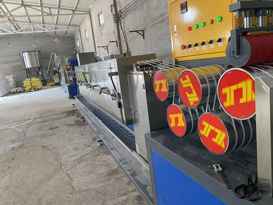 Linha de produção de tiras de PP recicladas de alta eficiência 230 - 250 kg/h com motor GUGAO