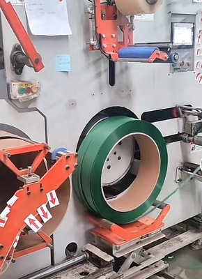 9-32mm Largura PET banda de fixação de fazer máquina sistema de controle PLC com parada automática