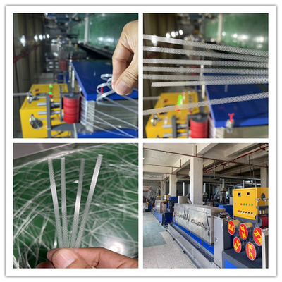 CE PP Linha de extrusão de tiras com 5-19 mm de largura e 0,4-1,2 mm de espessura
