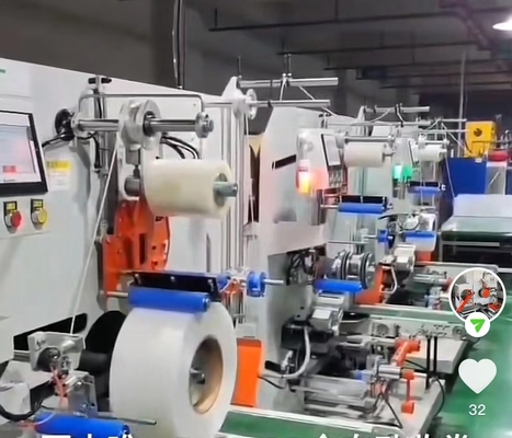 Máquina de enrolar banda de fixação de alta eficiência com controle automático de tensão 800 mm de diâmetro máximo