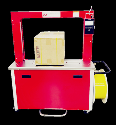 Speed Carton Packing Intelligent Desktop Strapping Machine with Automatic Cooling Time Adjustment,Box strapping machine Máquina de enxaguamento de embalagens de cartão com velocidade