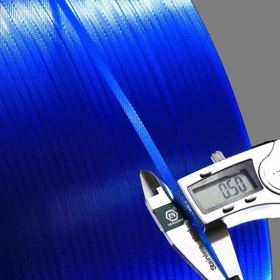 Faixa de embalagem de PP personalizada, faixa de embalagem de PP, peso: 8,5 kg/ rolo, faixa de correia de alta velocidade