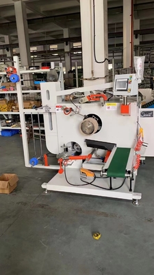 Máquina de enrolar fita de embalagem de PP, enroladora automática automática/servo enroladora, comando por ecrã táctil PLC