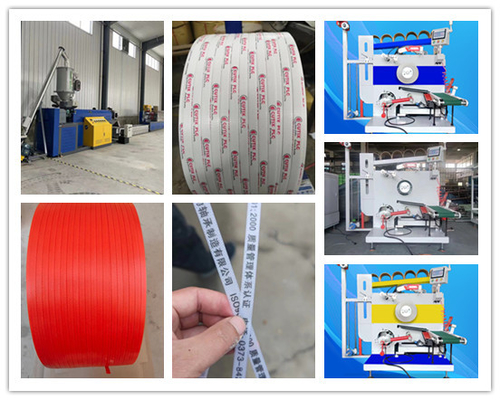 Servo PP Strapping Winding Machine 1.8KW Consumo de energia Velocidade da linha 220-300 m/min Baixa taxa de falha