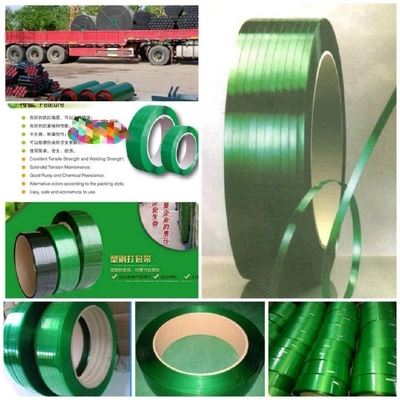 Cinturão automático de PET, máquina de fabricação de cinturão de aço de folha de garrafa de PET, dobrador de estação dupla, largura: 9-32 mm