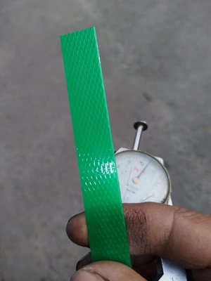 Faixa de aço PET plástico, faixa de aço PET plástico ecológica, alta resistência à tração, comprimento 200-4500m