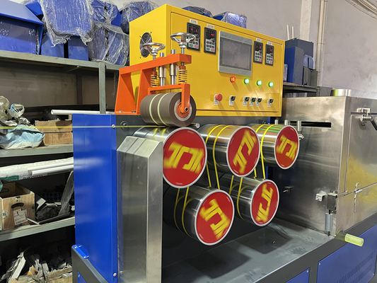 Máquina de fabricação de fita de cinta de 100KW PP Fornecimento de energia personalizável e tensão ajustável da cinta