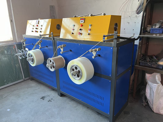 Equipamento de fixação de correia de PP Máquina de fabricação de correia de PP de 5 ̊19 mm com sistema de controlo PLC